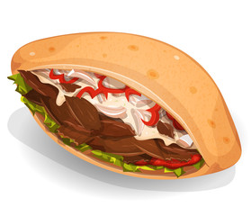 Kebab Sandwich Icon