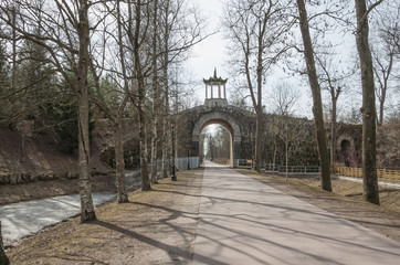 Fototapeta premium The mound Large Caprices (1772-1774) in the Alexander Park, Tsarskoye Selo. Russia.