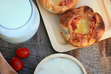 soup potatoes with breakfast