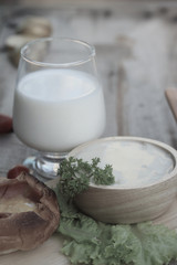 soup potatoes with breakfast