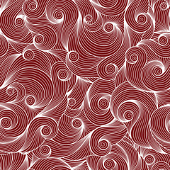 Fototapeta premium Doodle seamless background. Hand drawn
