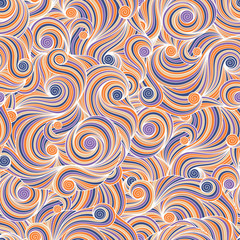 Obraz premium Doodle seamless background. Hand drawn