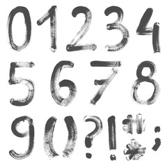 Hand Painted Numbers