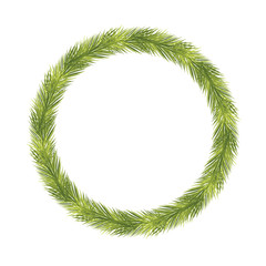 Christmas Fir Tree Wreath