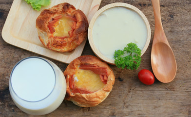 soup potatoes with breakfast