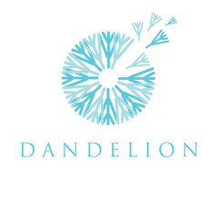 Obraz premium Illustration of concept dandelion. Vector
