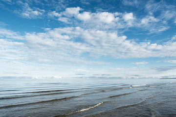Calm in Baltic sea.