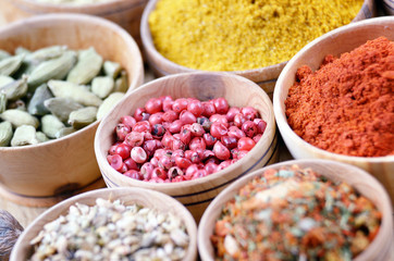 Assorted spices