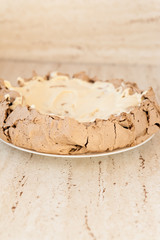 Chocolate pavlova