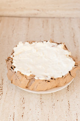 Chocolate pavlova