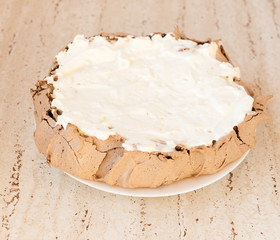 Chocolate pavlova