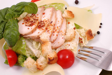 Pork meat with vegetables