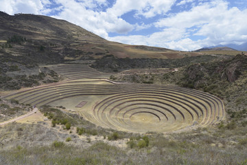 Ruinas incas de Moray, cerca de Cuzco, Per&uacute;