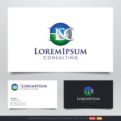 H&C Consulting Logo and Business Card Design