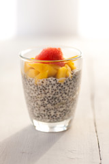Chia pudding with mango