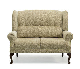 Sofa couch isolated on white