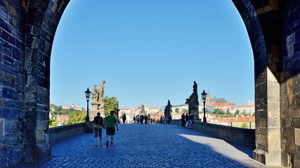 Charles Bridge in Prague  - obrazy, fototapety, plakaty