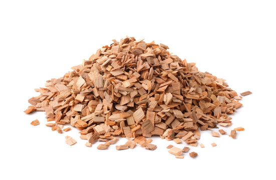Pile of wood chips 