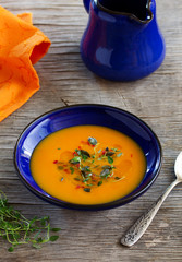Pumpkin soup,