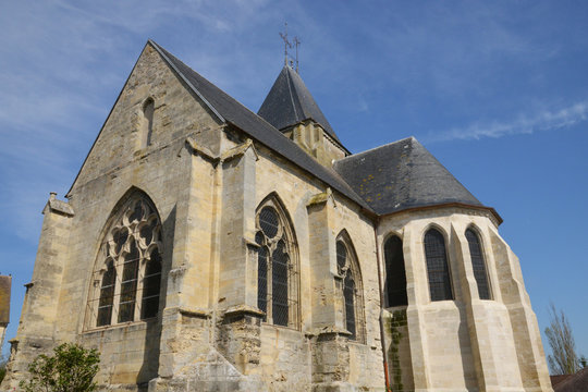 France, The Picturesque Village Of Us In Val  DOise