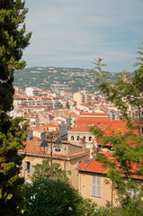 Old city in Cannes, France