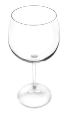 Empty glass isolated on white background