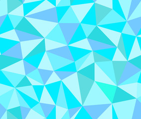 Abstract vector polygonal seamless pattern from triangles. Decorative endless texture