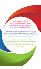Circular infographic