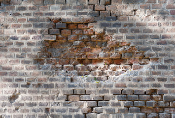 Ściana, mur z cegieł