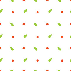 Abstract seamless pattern with leafs