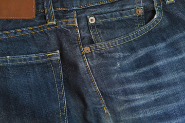 Fototapeta premium blue jeans texture and background