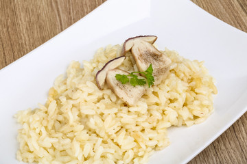 Mushroom risotto