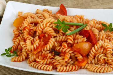 Pasta with tomato