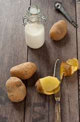 natura morta con patate