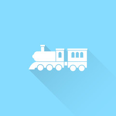 Locomotive vector icon.