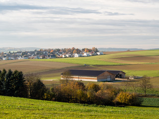 Landwirtschaftliche Lagerhallen