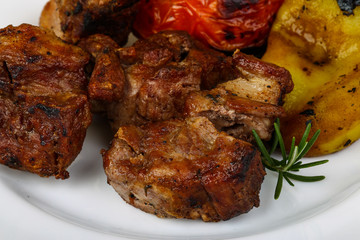 Grilled pork meat - shaslik