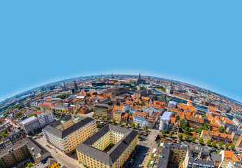 Naklejka premium Copenhagen panorama