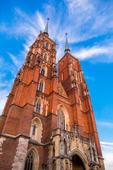 Obraz premium Cathedral St. John in Wroclaw