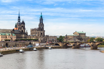 Fototapeta premium Panoramic view of Dresden