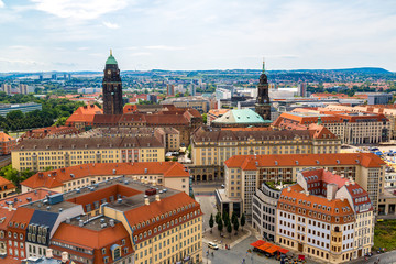 Obraz premium Panoramic view of Dresden