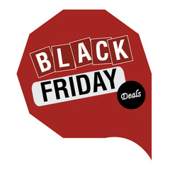 Black friday labels