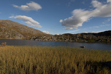 Norway. Norwegian nature / There are mountains plunging into the sea from hundreds of metres,...