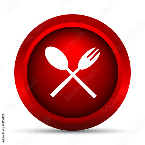 "Fork and spoon icon" Stockfotos und lizenzfreie Bilder auf Fotolia.com