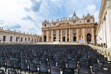 Naklejka premium Vatican in a summer day
