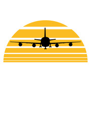 Landing plane sun sunrise Island Vacations