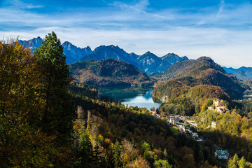 Alps and lakes in Germany