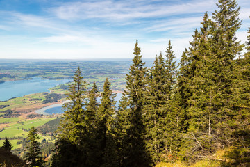 Alps and lakes in Germany