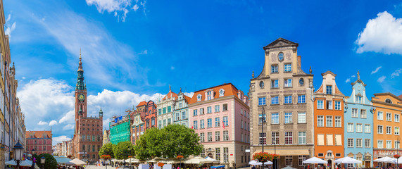 Fototapeta premium Gdansk-Old City-Long Market street