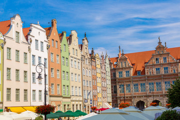 Fototapeta premium Gdansk-Old City-Long Market street